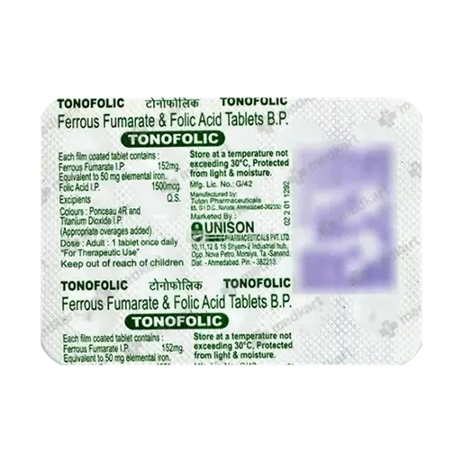 tonofolic tablet 10's